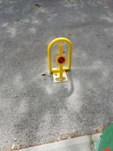 Pose de barrière de parking